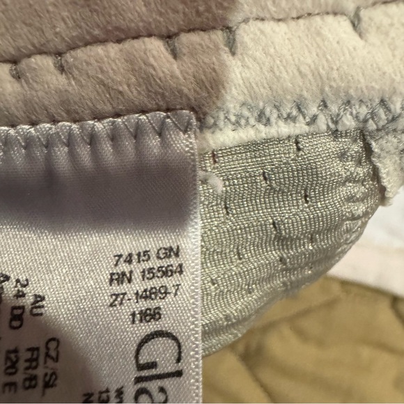 Two Glamorise Sports Bra 46DD White Grey Custom Control Support Adjustable - Picture 13 of 16